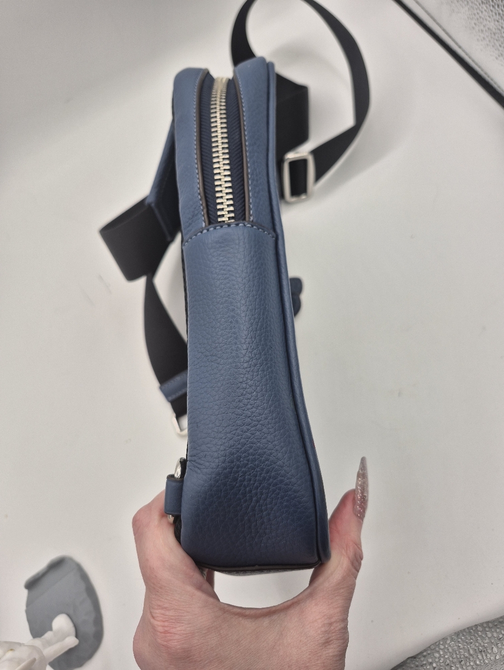 Coach Silver/blue Sullivan Pack With Trompe L'oeil Print - Picture 4 of 8